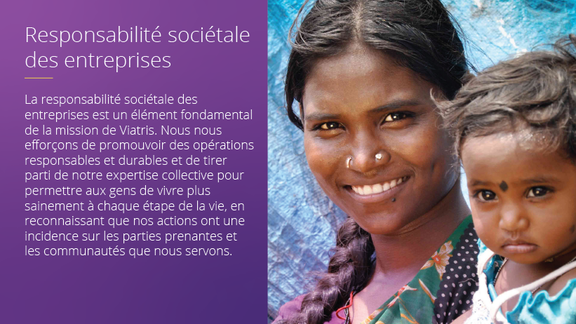 La responsabilité sociétale de Viatris