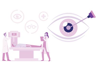 Modified laser treatment for conjunctivochalasis